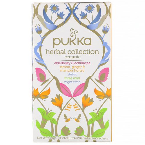 Pukka Herbs, Organic Herbal Tea Collection, 20 Herbal Tea Sachets, 1.21 oz (34.4 g) Review