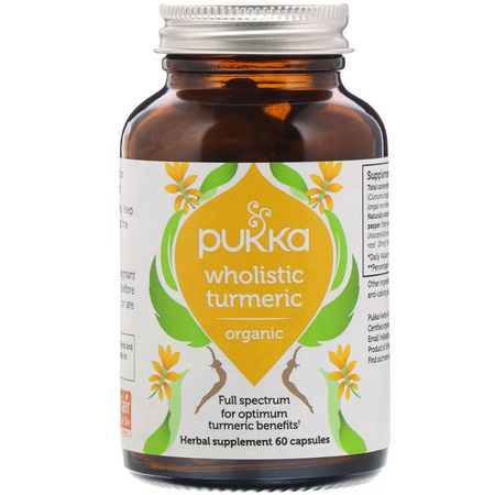 Pukka Herbs Turmeric - Curcumin, Gurkmeja, Antioxidanter, Kosttillskott