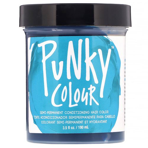 Punky Colour, Semi-Permanent Conditioning Hair Color, Turquoise, 3.5 fl oz (100 ml) Review