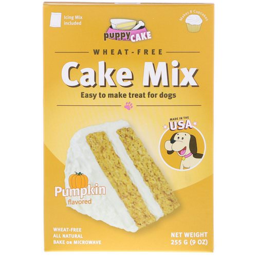 Puppy Cake, Wheat-Free Cake Mix, For Dogs, Pumpkin Flavored, 9 oz (255 g) Review