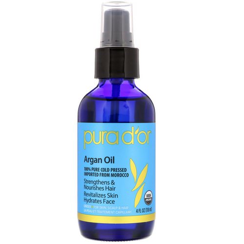 Pura D'or, Organic Argan Oil, 4 fl oz (118 ml) Review