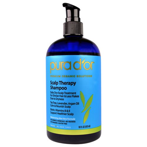 Pura D'or, Scalp Therapy Shampoo, 16 fl oz (473 ml) Review