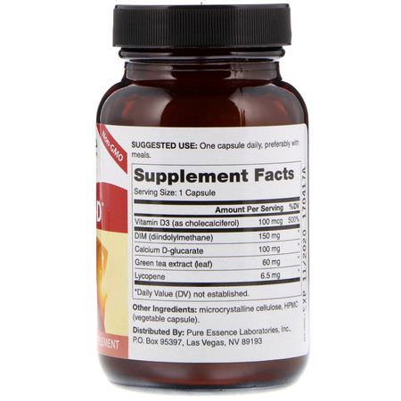 D-Vitamin, Vitaminer, Kosttillskott: Pure Essence, Breast-D, 30 Vegi-Caps