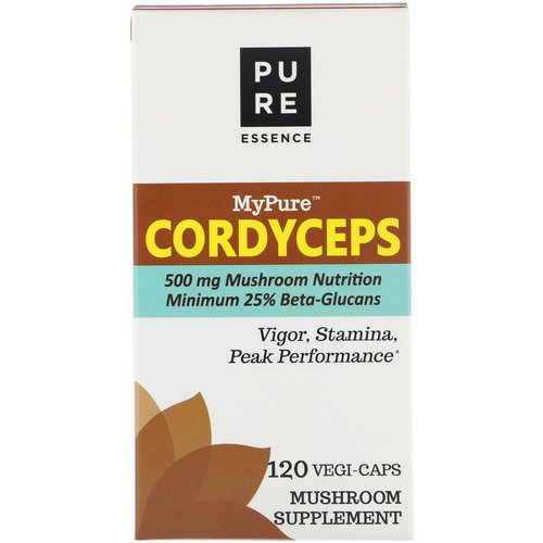 Pure Essence, MyPure, Cordyceps, 120 Vegi-Caps Review