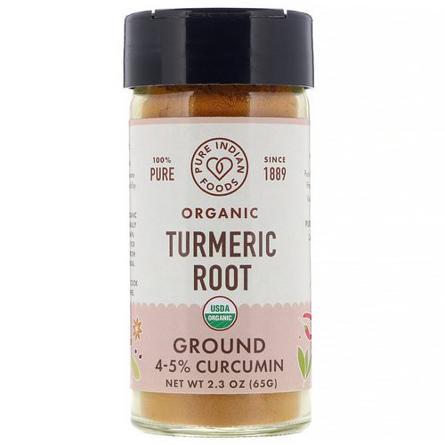 Pure Indian Foods, Organic Turmeric Root, Ground, 2.3 oz (65 g) Review
