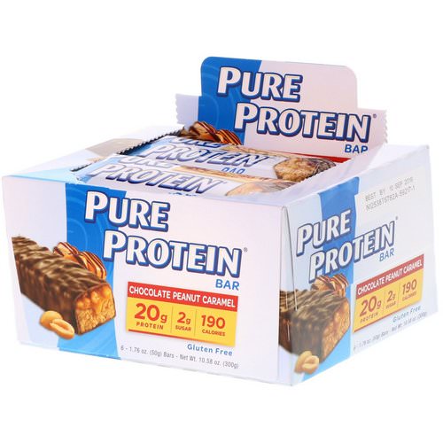 Pure Protein, Chocolate Peanut Caramel Bars, 6 Bars, 1.76 oz (50 g) Each Review
