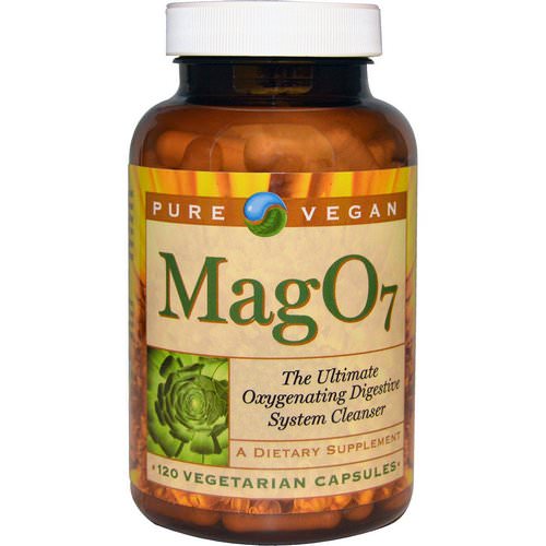 Pure Vegan, Mag 07, The Ultimate Oxygenating Digestive System Cleanser, 120 Veggie Caps Review