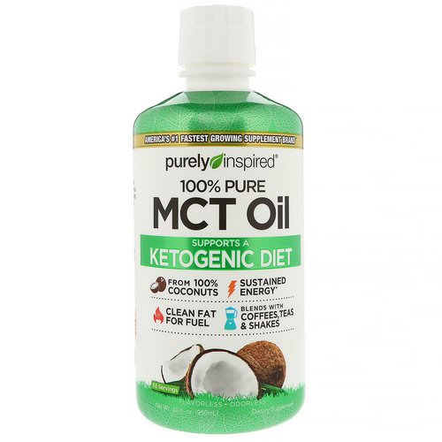Purely Inspired, 100% Pure MCT Oil, 32 fl oz (950 ml) Review