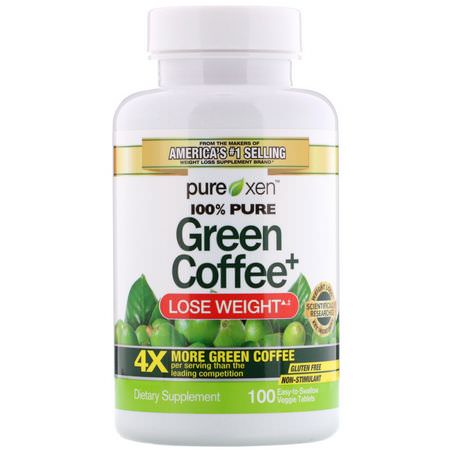 Purely Inspired Green Coffee Bean Extract Green Coffee Bean Extract - Homeopati, Örter, Grönt Kaffebönsextrakt, Vikt