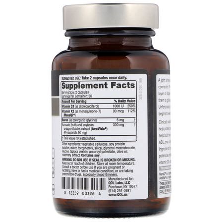 D3 Cholecalciferol, D-Vitamin, Vitaminer, Kosttillskott: Quality of Life Labs, Cartilast, 60 Capsules