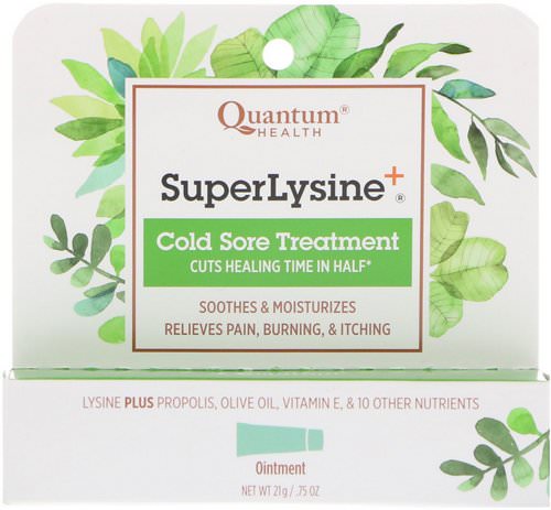 Quantum Health, Super Lysine+, Cold Sore Treatment, .75 oz (21 g) Review