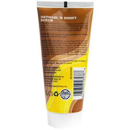 Scrub, Exfoliators, Scrub, Tone: Queen Helene, Scrub, Normal to Dry Skin, Oatmeal 'n Honey, 6 oz (170 g)