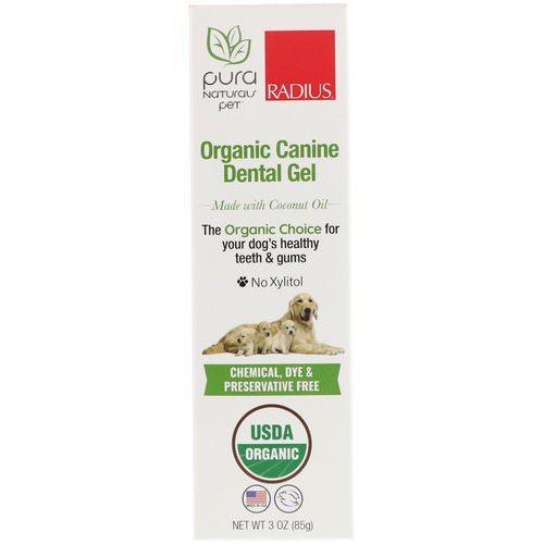 RADIUS, Organic Canine Dental Gel, 3 oz (85 g) Review