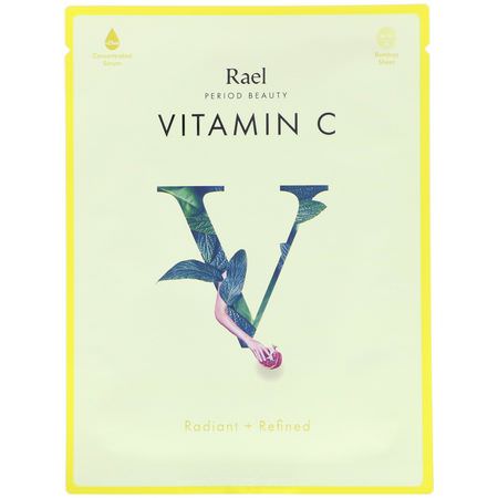 Rael Inc Treatment Masks Vitamin C Beauty - C-Vitamin, Behandlingsmasker, Skal, Ansiktsmasker