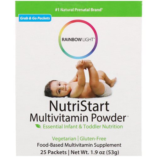 Rainbow Light, NutriStart, Multivitamin Powder, 25 Packets, 1.9 oz (53 g) Review