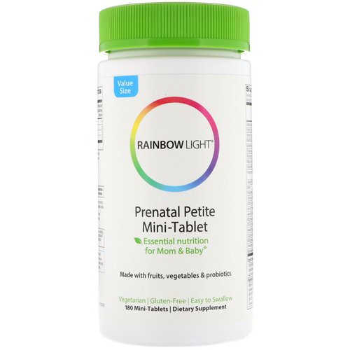 Rainbow Light, Prenatal Petite Mini-Tablet, 180 Mini-Tablets Review