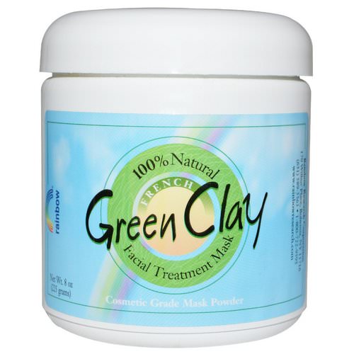 Rainbow Research, French Green Clay, Facial Treatment Mask Powder, 8 oz (225 g) Review