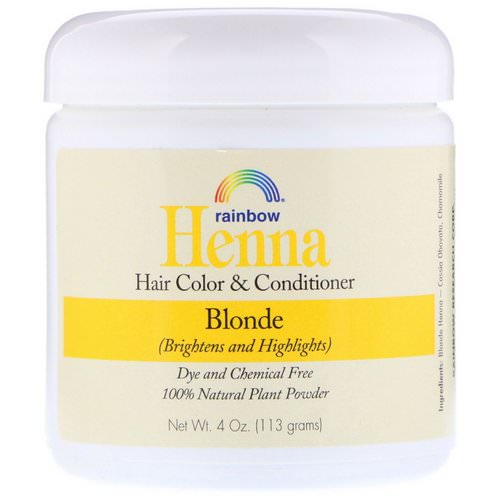 Rainbow Research, Henna, Hair Color and Conditioner, Blonde, 4 oz (113 g) Review