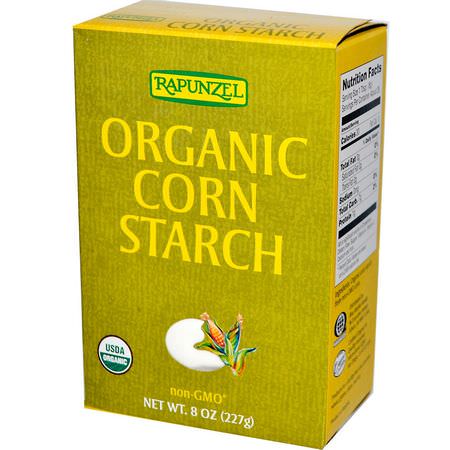 Stärkelser, Blandningar, Mjöl, Bakning: Rapunzel, Organic Corn Starch, 8 oz (227 g)