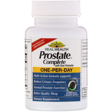 Real Health Prostate - Prostata, Mäns Hälsa, Kosttillskott