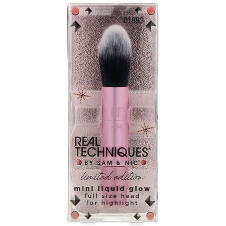 Makeupborstar, Skönhet: Real Techniques by Samantha Chapman, Limited Edition, Mini Liquid Glow Brush, 1 Brush