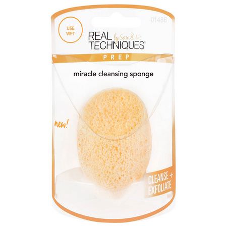 Makeupsvampar, Makeupborstar, Skönhet: Real Techniques by Samantha Chapman, Miracle Cleansing Sponge, 1 Sponge