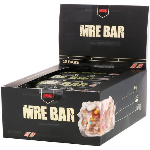 Redcon1, MRE Bar, Sprinkled Donut, 12 Bars, 2.36 oz (67 g) Each Review