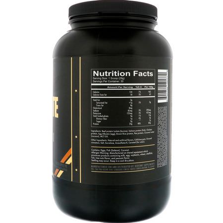 Protein, Sportsnäring, Bcaa, Aminosyror: Redcon1, MRE LITE, Meal Replacement, Dutch Apple Pie, 1.92 lbs (870 g)