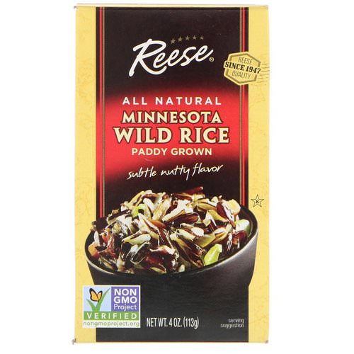 Reese, All Natural, Minnesota Wild Rice, Subtle Nutty Flavor, 4 oz (113 g) Review