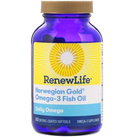 Renew Life Omega-3 Fish Oil - Omega-3 Fiskolja, Omegas Epa Dha, Fiskolja, Kosttillskott