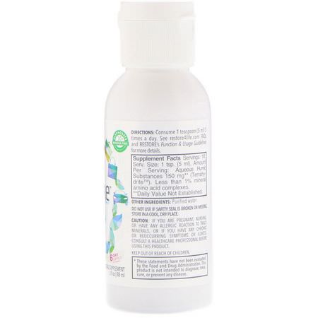 Matsmältning, Tillägg: Restore, Gut Health, Mineral Supplement, On-The-Go, 3 fl oz (88 ml)