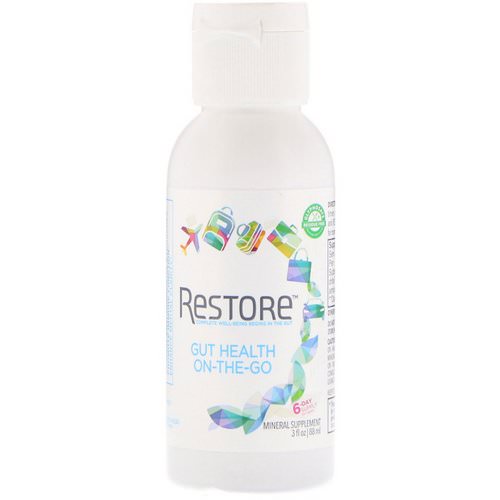Restore, Gut Health, Mineral Supplement, On-The-Go, 3 fl oz (88 ml) Review
