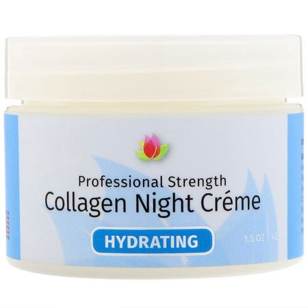 Reviva Labs Night Moisturizers Creams Collagen Beauty - Kollagen, Nattfuktare, Krämer, Ansiktsfuktare