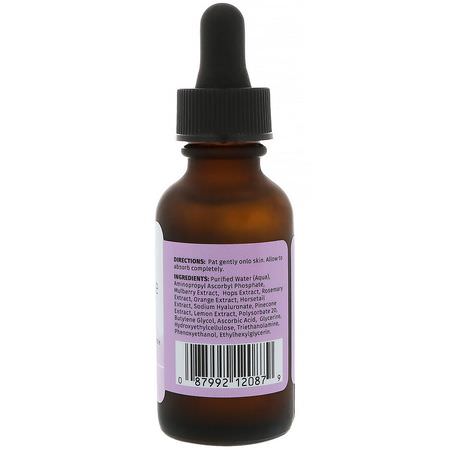 C-Vitaminserum, Ljusning, Serum, Behandlingar: Reviva Labs, Dual Source Vitamin C Serum, Anti Aging, 1 fl oz (29.5 ml)
