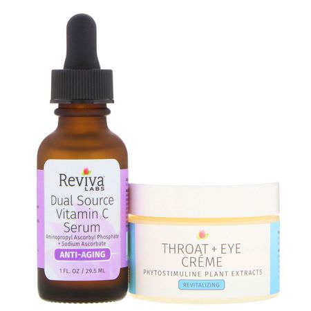 Reviva Labs Vitamin C Serums Eye Creams - Ögoncremer, Ansiktsfuktare, C-Vitamin Serum