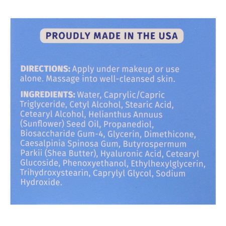 Grädde, Hyaluronsyra-Serum, Dagfuktighetsmedel, Krämer: Reviva Labs, InterCell, Hyaluronic Acid Day Cream, 1.5 oz (42 g)