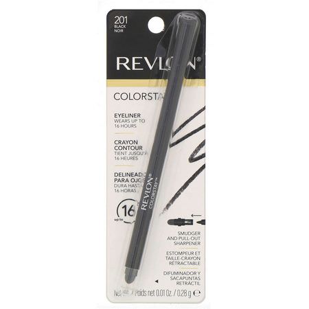 Eyeliner, Eyes, Makeup: Revlon, Colorstay, Eyeliner, Black 201, .01 oz (.28 g)