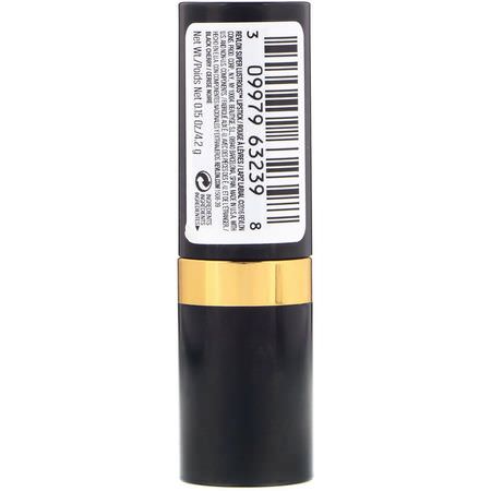 Läppstift, Läppar, Smink: Revlon, Super Lustrous, Lipstick, Creme, 477 Black Cherry, 0.15 oz (4.2 g)