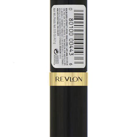 Läppstift, Läppar, Smink: Revlon, Super Lustrous, Lipstick, Creme, 525 Wine With Everything, 0.15 oz (4.2 g)
