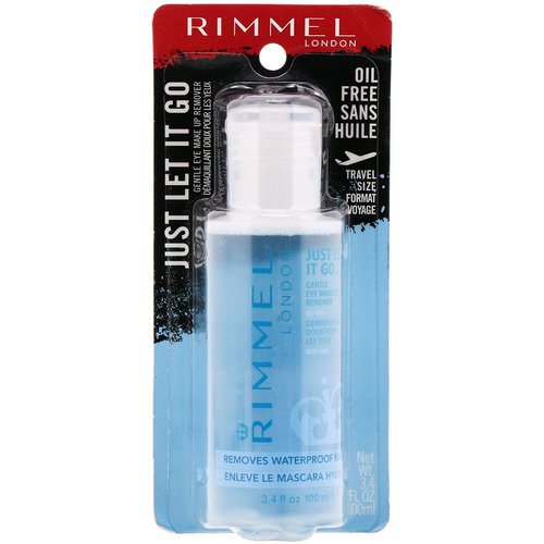 Rimmel London, Just Let It Go Gentle Eye Make Up Remover, Oil Free, 3.4 fl oz (100 ml) Review