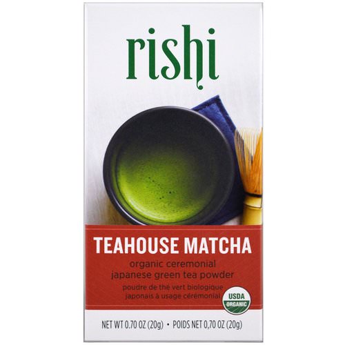 Rishi Tea, Teahouse Matcha, Organic Ceremonial Japanese Green Tea Powder, 0.70 oz (20 g) Review