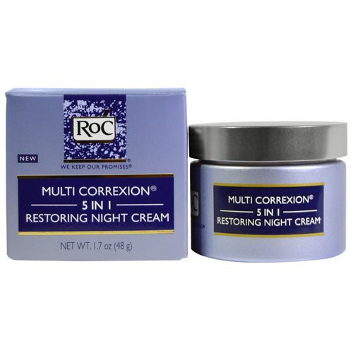 RoC, Multi Correxion, 5 In 1, Restoring Night Cream, 1.7 oz (48 g) Review