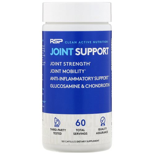 RSP Nutrition, Joint Support, 180 Capsules Review