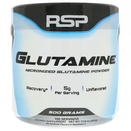 RSP Nutrition, Micronized Glutamine Powder, 17.6 oz (500 g) Review