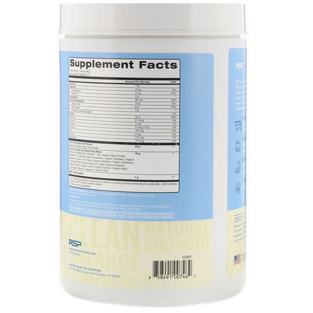 Vassleprotein, Idrottsnäring: RSP Nutrition, TrueFit, Grass-Fed Whey Protein, Vanilla, 2 lbs (940 g)