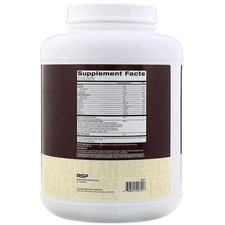 Vassleprotein, Idrottsnäring: RSP Nutrition, TrueFit, Grass-Fed Whey Protein Shake, Chocolate, 4.23 lbs (1.92 kg)