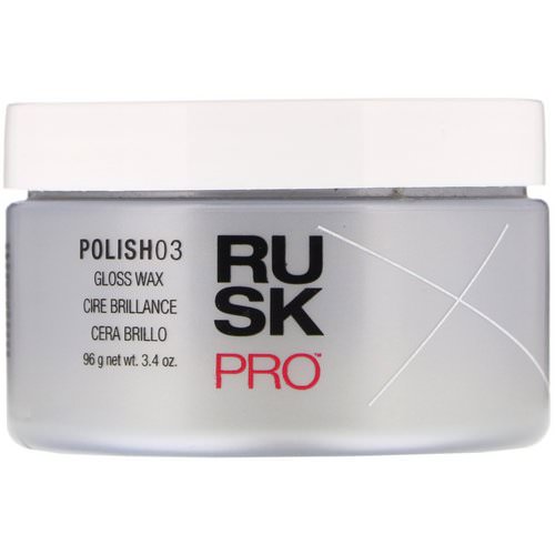 Rusk, Pro, Polish 03, Gloss Wax, 3.4 oz (96 g) Review