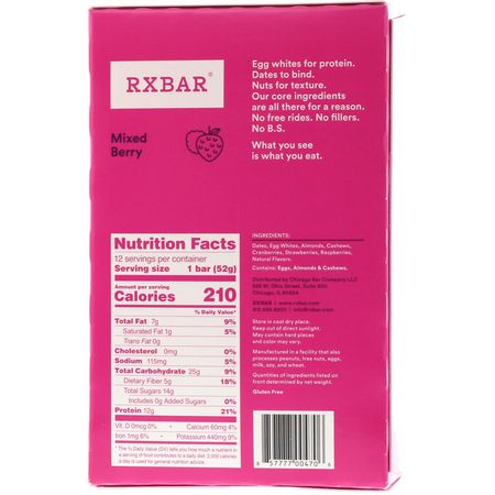 RXBAR Nutritional Bars - Näringsstänger