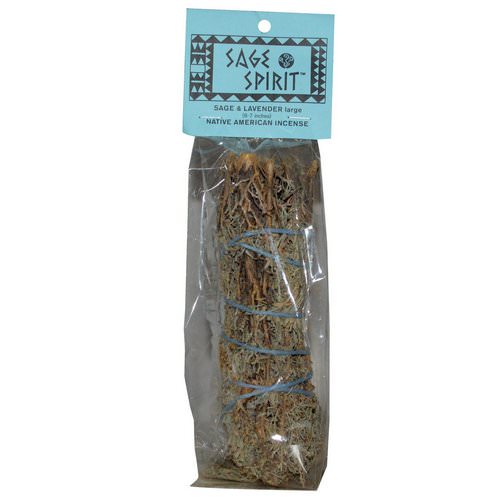 Sage Spirit, Native American Incense, Sage & Lavender, Large (6-7 inches), 1 Smudge Wand Review