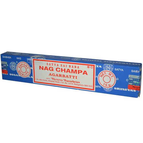 Sai Baba, Satya, Nag Champa Agarbatti Incense, 10 Sticks, (15 g) Review